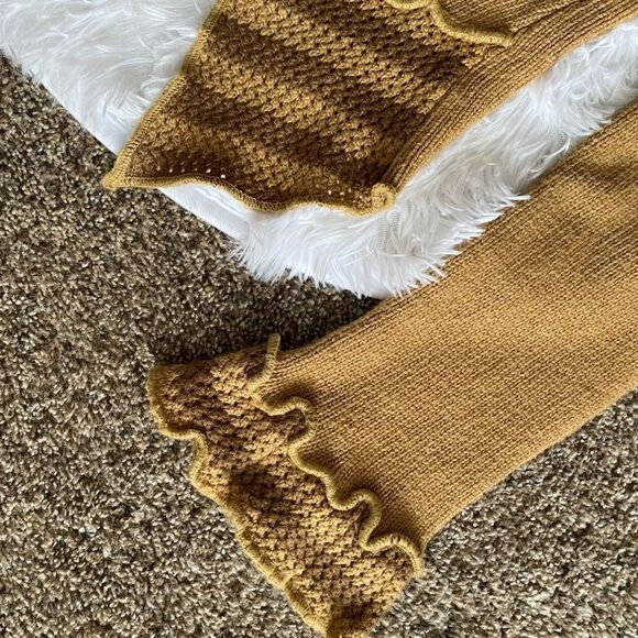 Pura Vida Ruffled Sweater Angora Blend Retro Womens Size Large - Picture 2 of 11